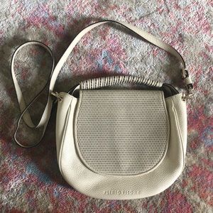 Cream leather Plinio Visona bag
